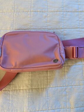 Coral Pink Large Lululemon Belt Bag